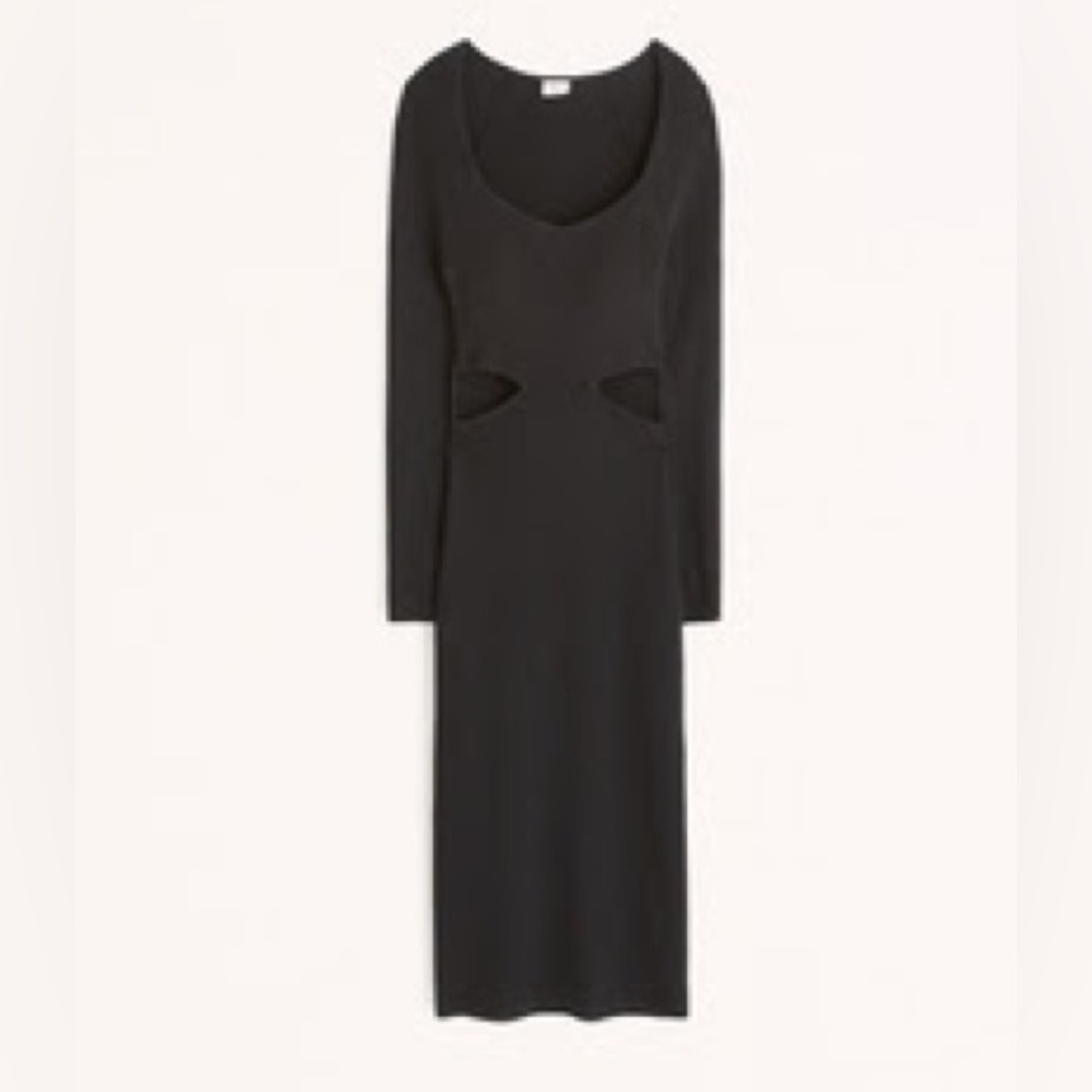 Abercrombie Black Long Sleeve Dress